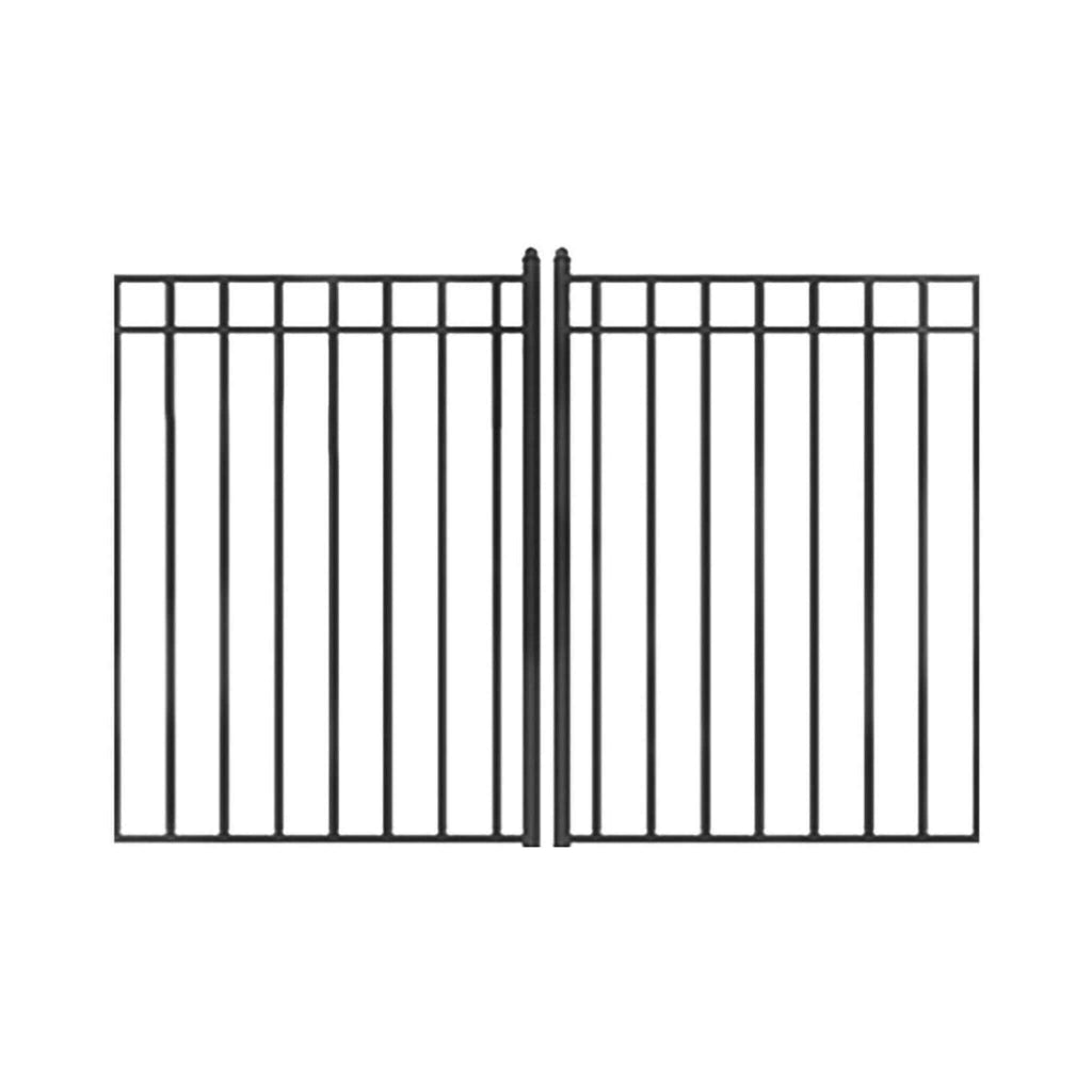 [12-18FT] Heavy-Duty Madrid-Style Premium Steel Dual-Swing Driveway Gate (SAK38546) – SAKSBY WHOLESALE, view 4