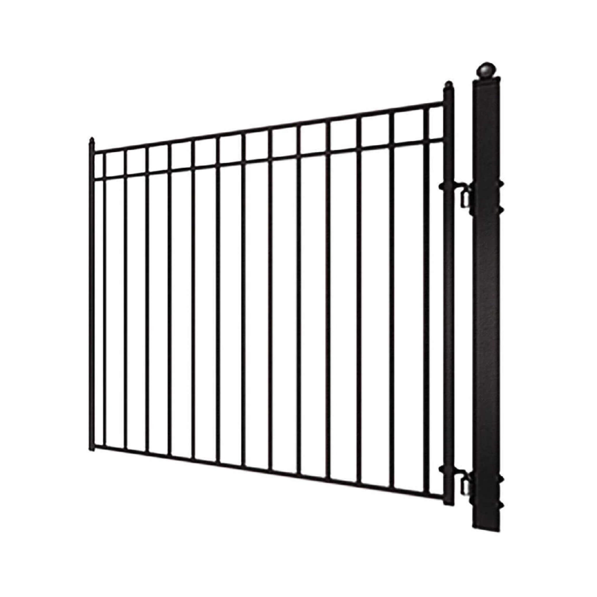 [12-18FT] Heavy-Duty Madrid-Style Premium Steel Dual-Swing Driveway Gate (SAK38546) – SAKSBY WHOLESALE, view 5