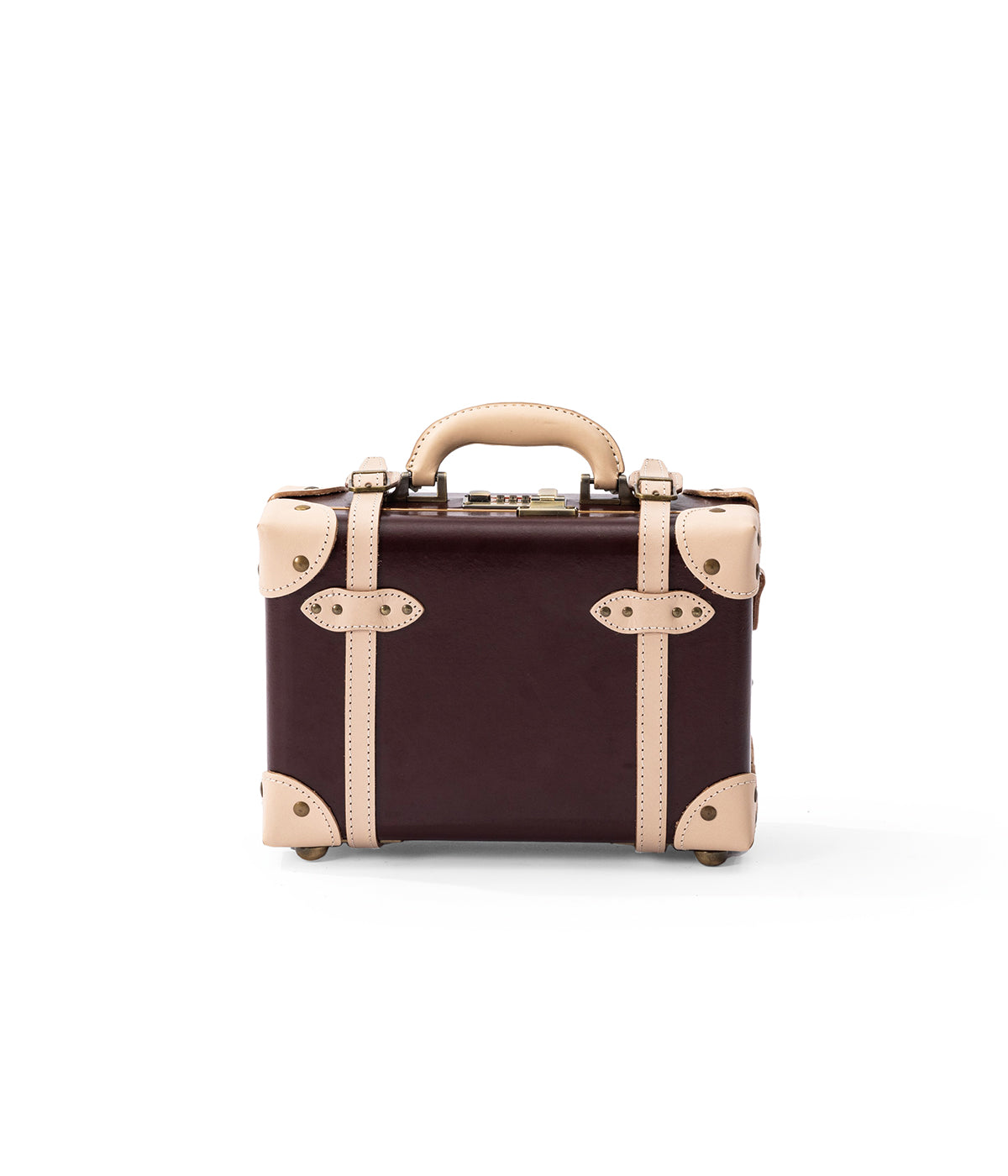 Aristocratic Leather Carry-on Set - Burgundy