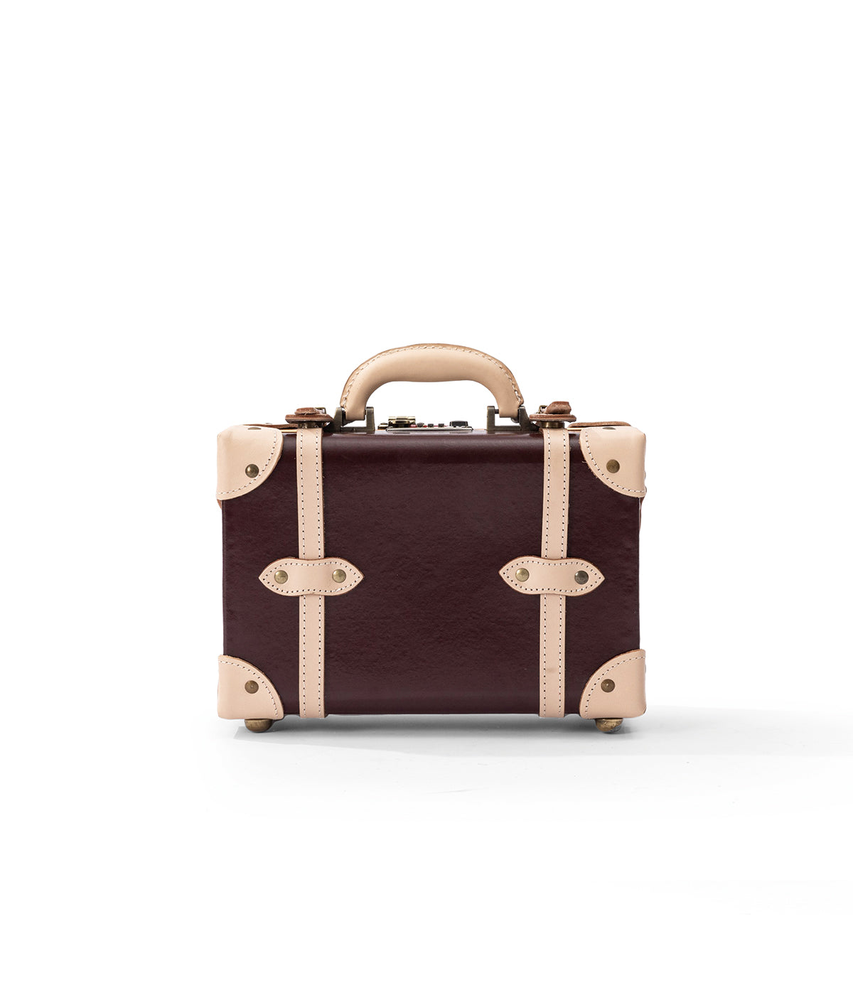 Aristocratic Leather Mini Case - Burgundy
