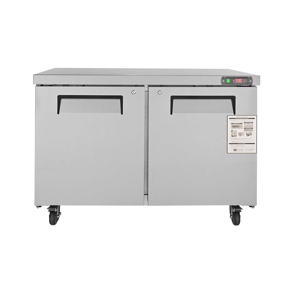 12.9 Cu.Ft 2-Door 48-Inch Commercial Stainless Steel Worktop Undercounter Refrigerator (SAK26049) – SAKSBY WHOLESALE, view 11
