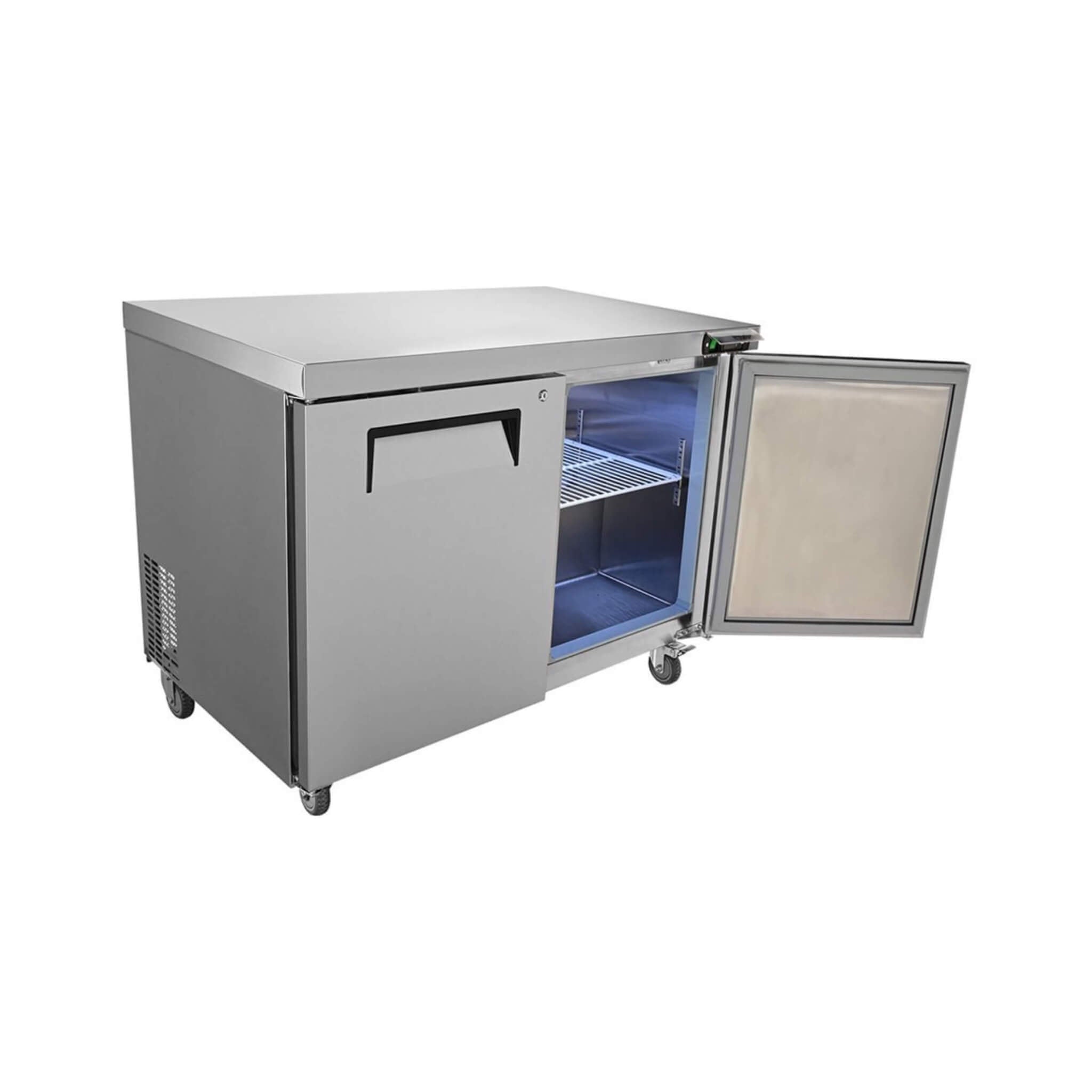 12.9 Cu.Ft 2-Door 48-Inch Commercial Stainless Steel Worktop Undercounter Refrigerator (SAK26049) – SAKSBY WHOLESALE, view 9