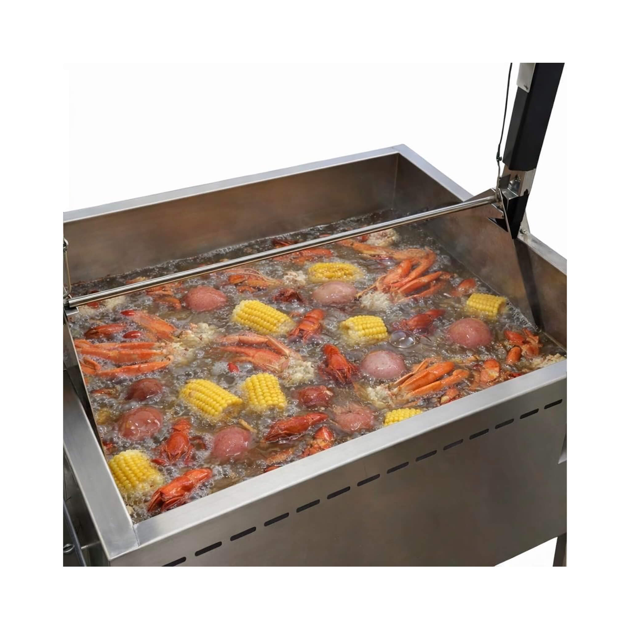 12-Gallon Commercial Outdoor Propane Deep Fryer With Cart (SAK69023) – SAKSBY WHOLESALE, view 4