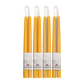 Hand-Dipped Beeswax Taper Candles - Bulk 4-Pair Bundle