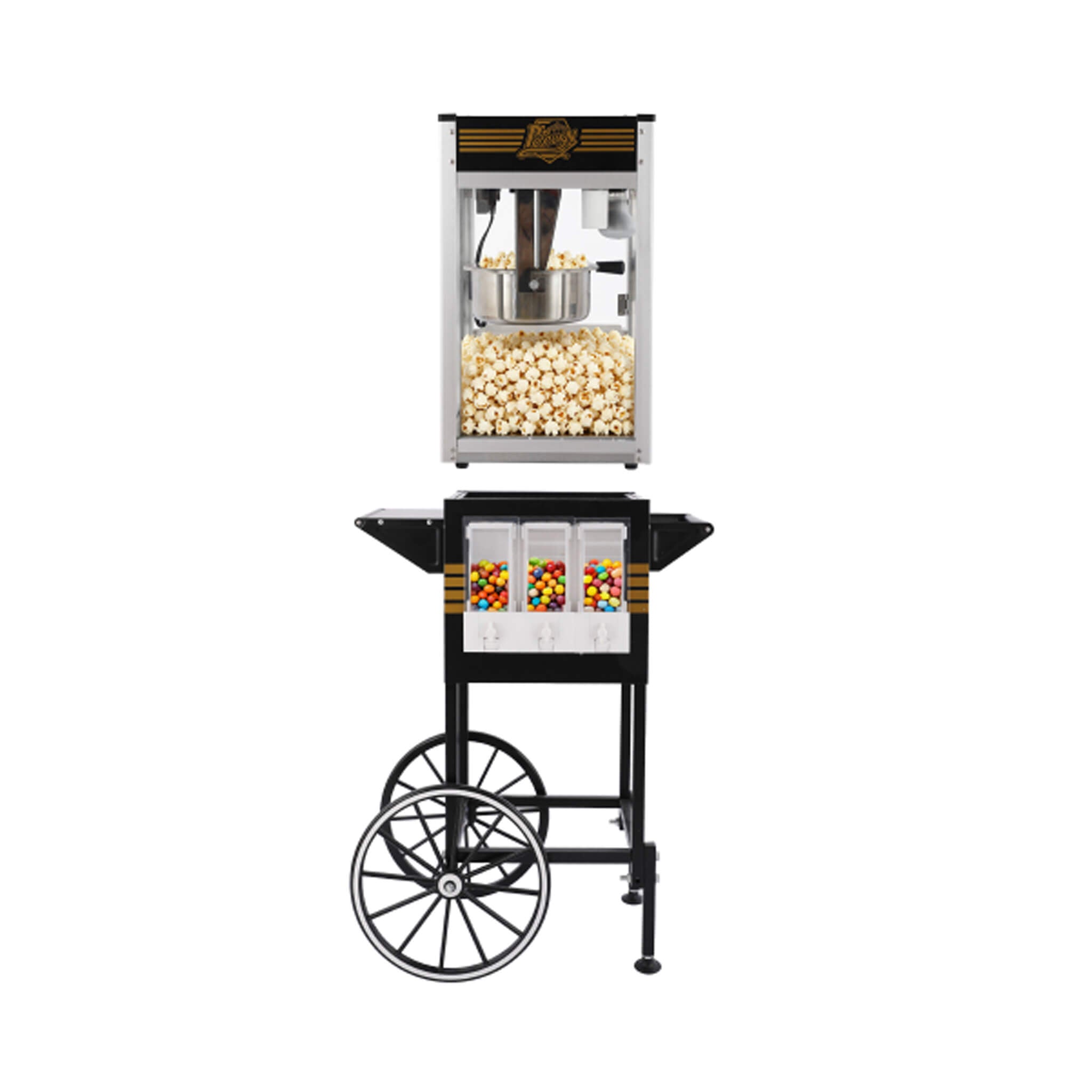 12-Ounce Commercial Retro Popcorn Machine Cart With Candy Boxes (SAK80954) – SAKSBY WHOLESALE, view 12
