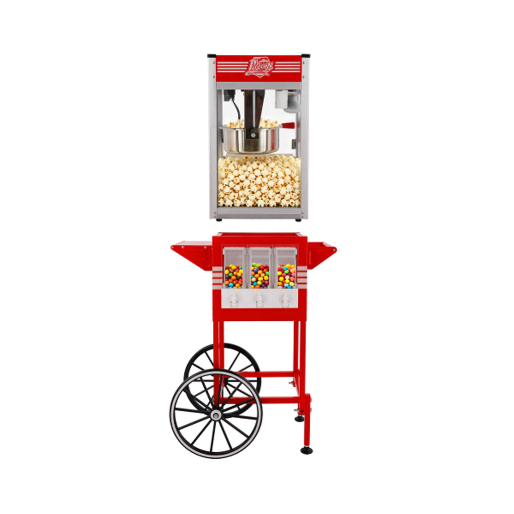 12-Ounce Commercial Retro Popcorn Machine Cart With Candy Boxes (SAK80954) – SAKSBY WHOLESALE, view 11