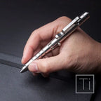 GPCA GP 1945 Bolt-Action Pen PRO — Titanium & Aluminum EDC — comparison shot