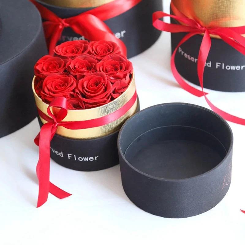 Mandotos Preserved Real Roses In A Box Set Eternal Gift For Valentines Day Romantic Flowers