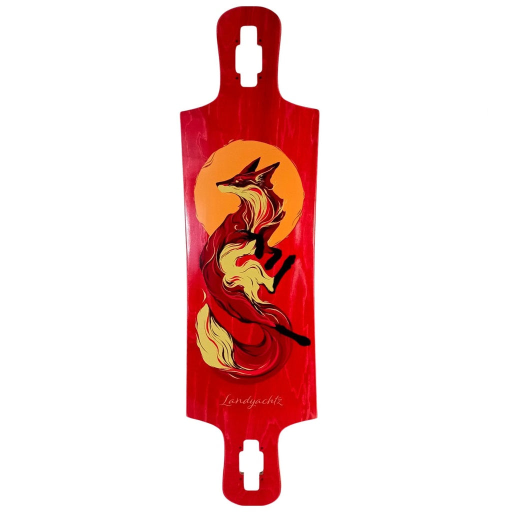 Landyachtz Drop Hammer Sun Fox Longboard Deck by Skates USA