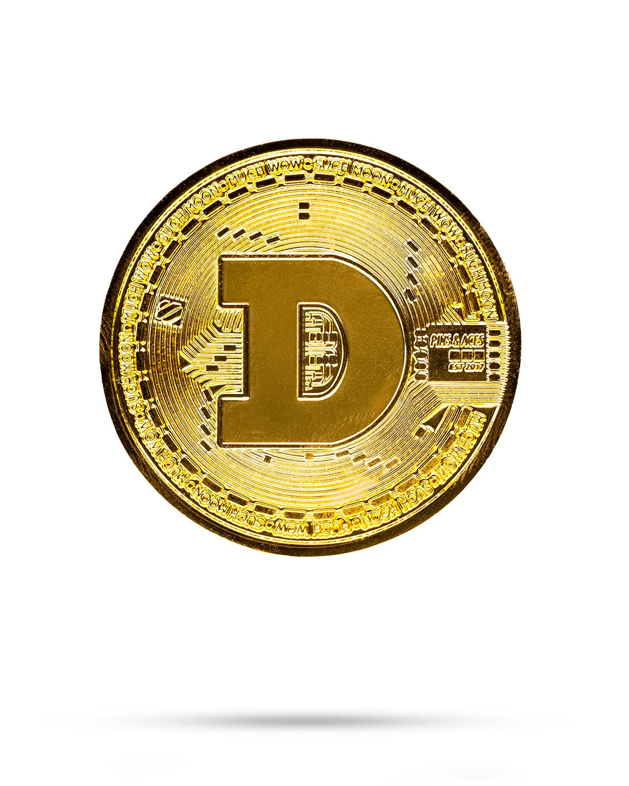 Dogecoin Ball Marker – Pins and Aces, view 2
