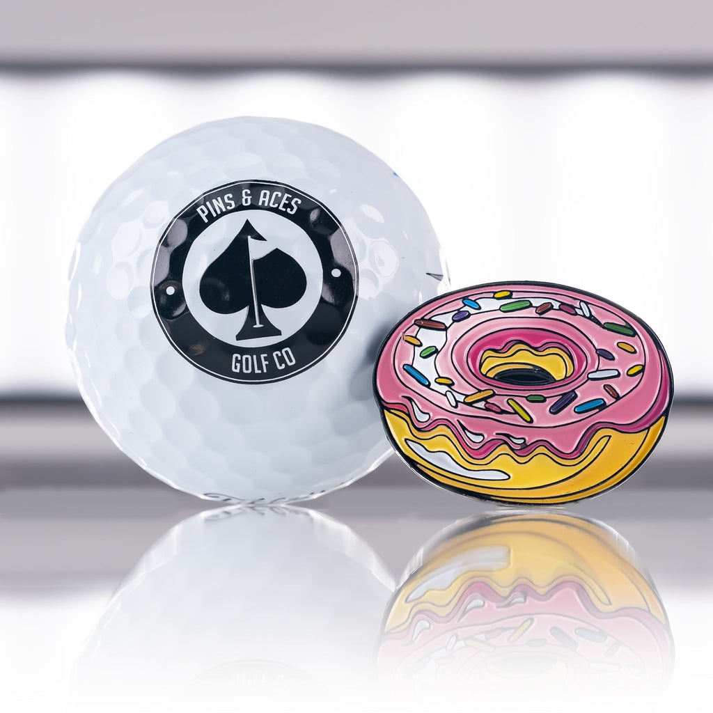 Donut Ball Marker – Pins and Aces, view 3