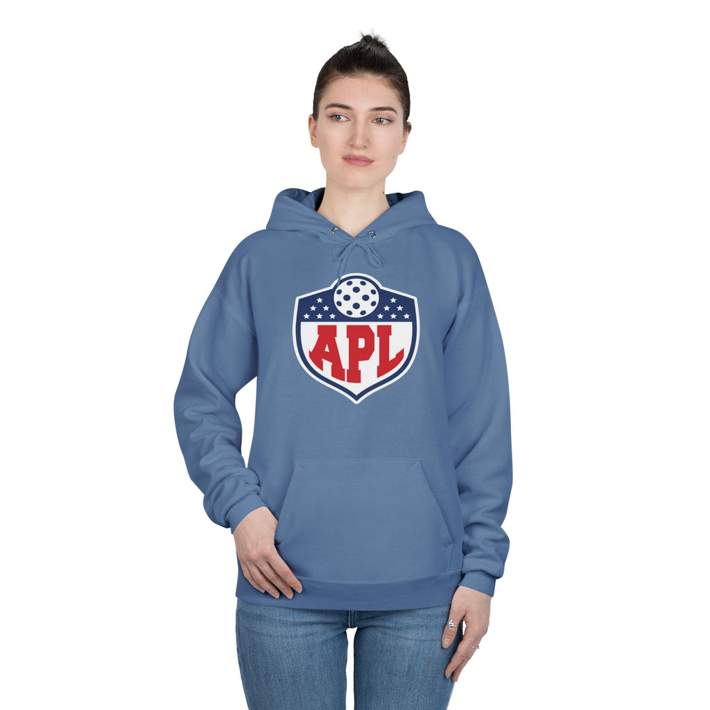 APL Pickleball Shield Hoodie — Retro Pickleball Pullover