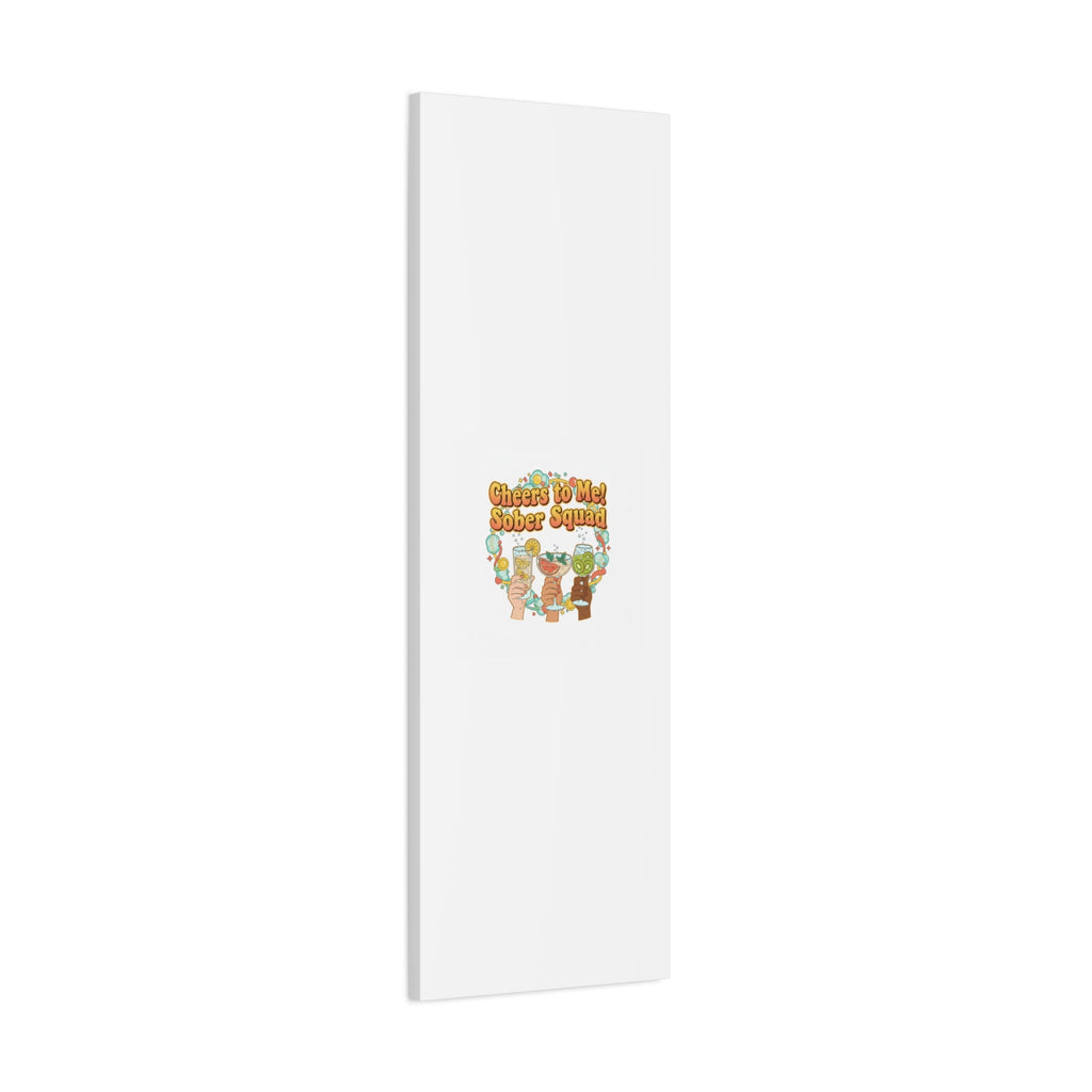 Cheers to Me Sober Squad Canvas | Dry January Mocktail Art