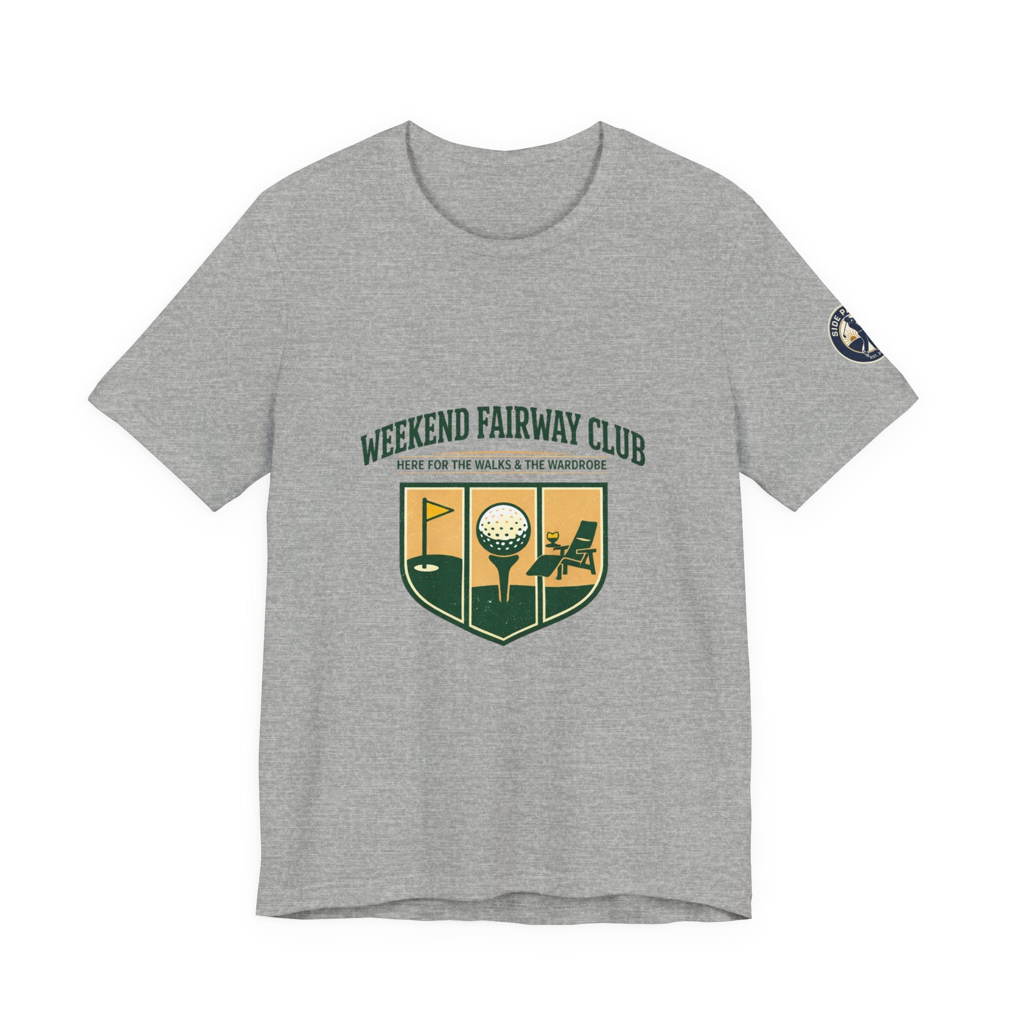 Tristan’s Treehouse Weekend Fairway Club Tee | golf aesthetic, country-club core — side view