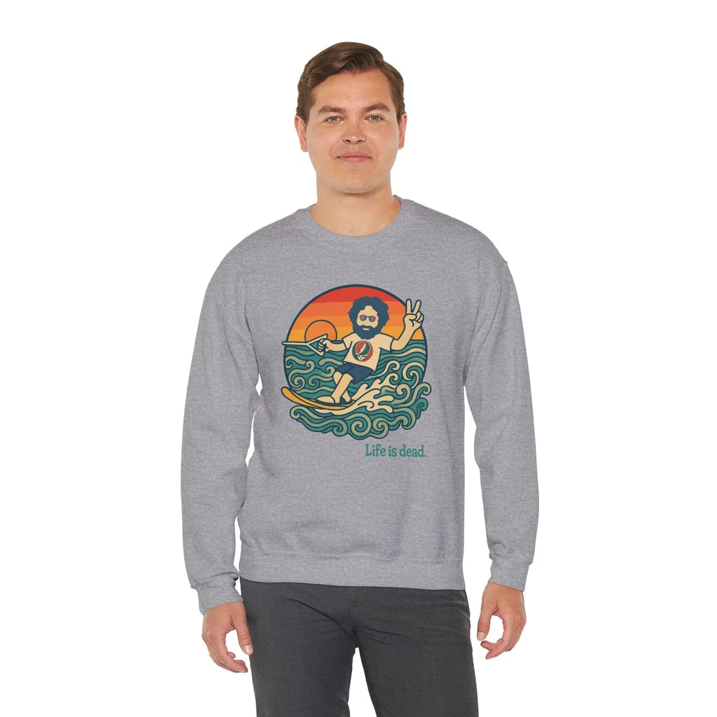 Waterskiin' Jerry Life is Dead Crewneck