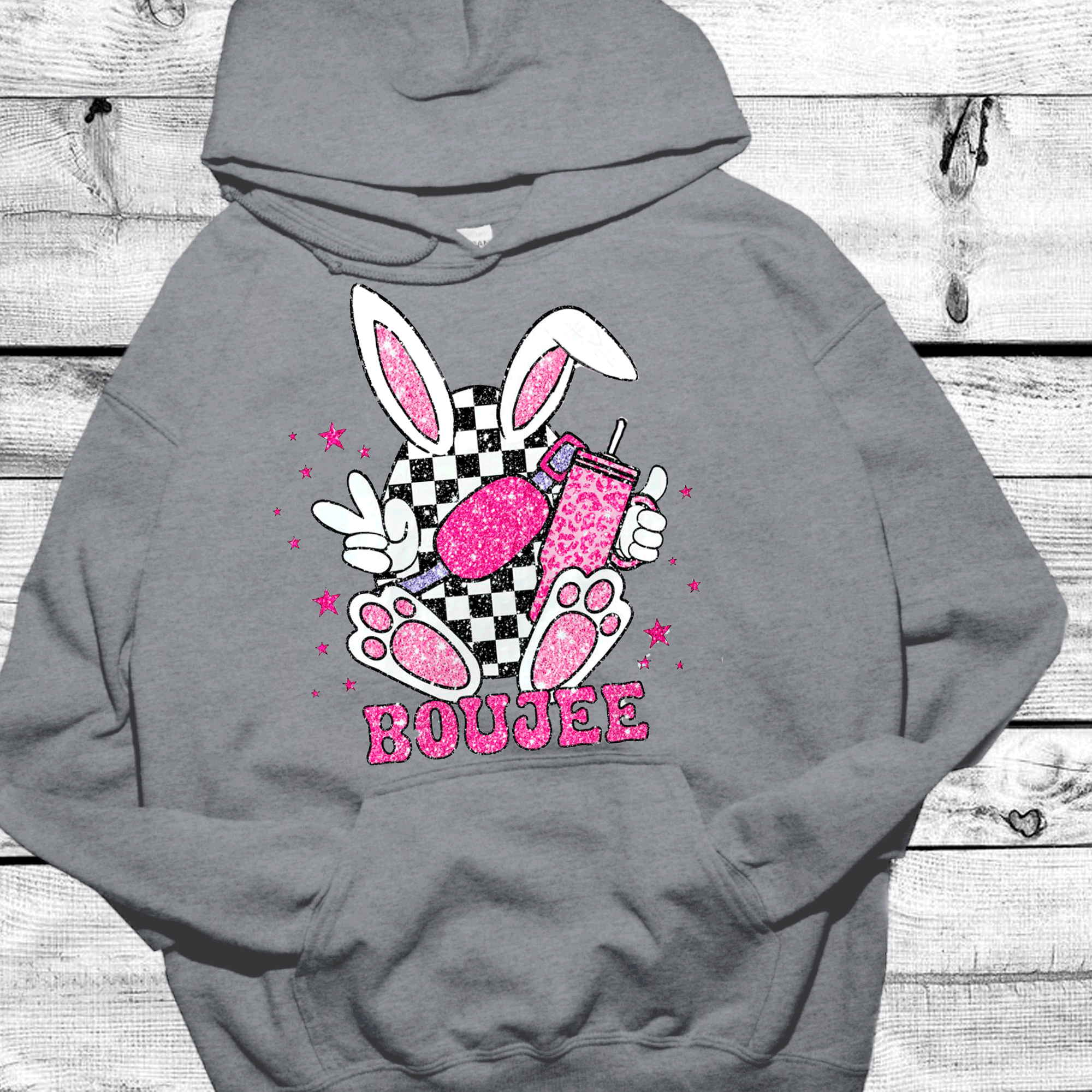 A Blessed Texas Mess Boutique Boujee Happy Easter T-Shirt, Easter Eggs T Shirt, Racing Egg Shirt, Happy… — lifestyle worn / used context