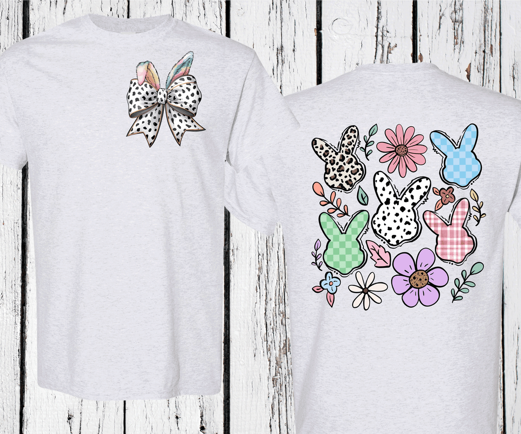 A Blessed Texas Mess Boutique Boho Easter Conquette Bow, Easter Bunny Ears, Spring Floral Bunny, Easter… — lifestyle worn / used context