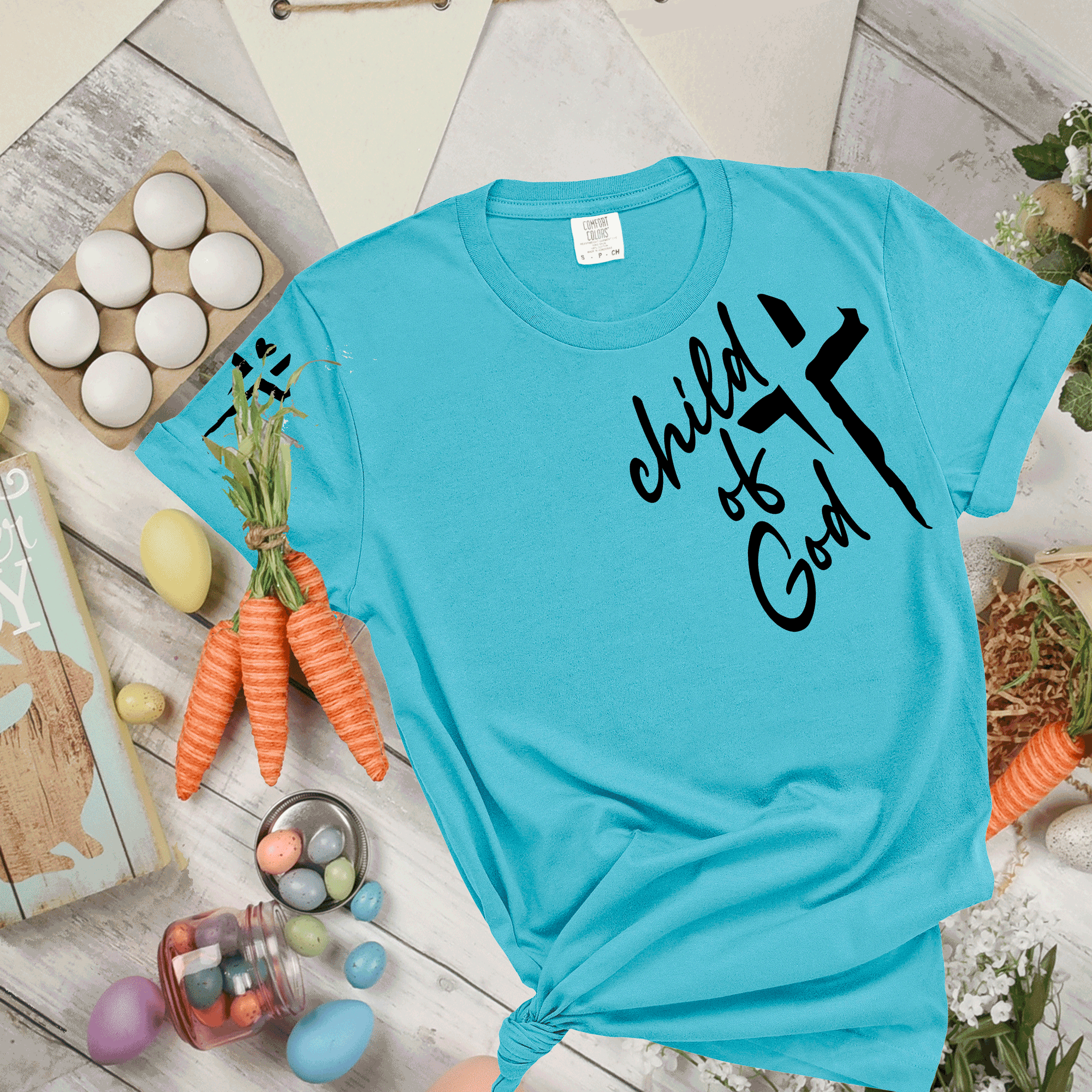 A Blessed Texas Mess Boutique Child of God Sweatshirt, Trending Corinthians Bible Verse, Inspirational… — dtf / graphic shirts category context