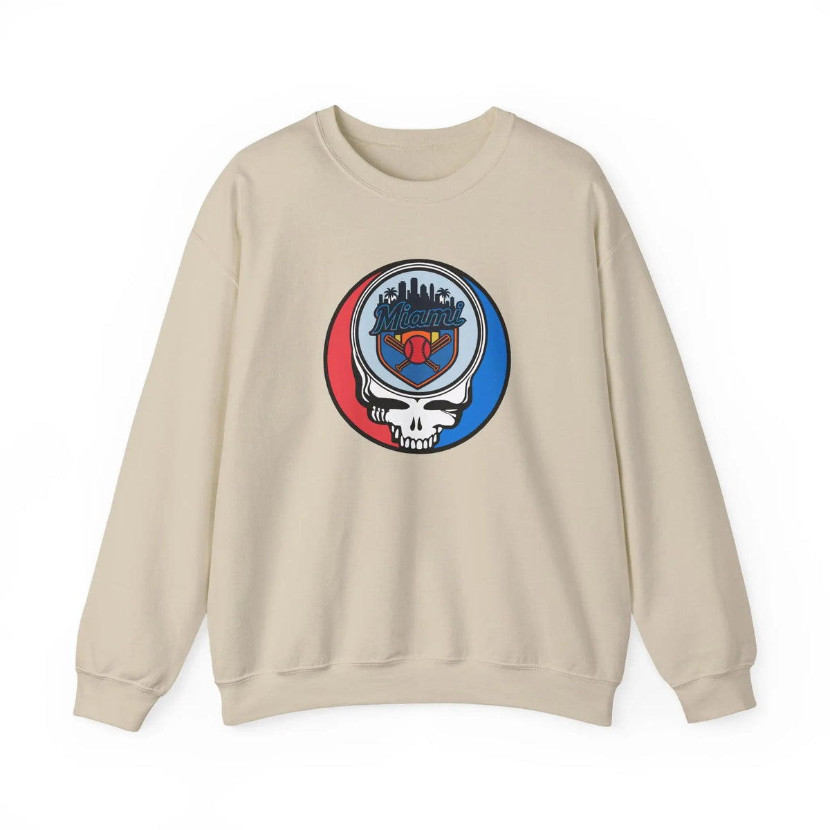 Miami Baseball Original StealieCrewneck Sweatshirt
