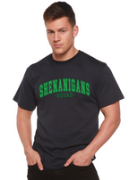 Spun Bamboo Shenanigans Squad Unisex Bamboo/Cotton Graphic T-Shirt — fabric or material detail