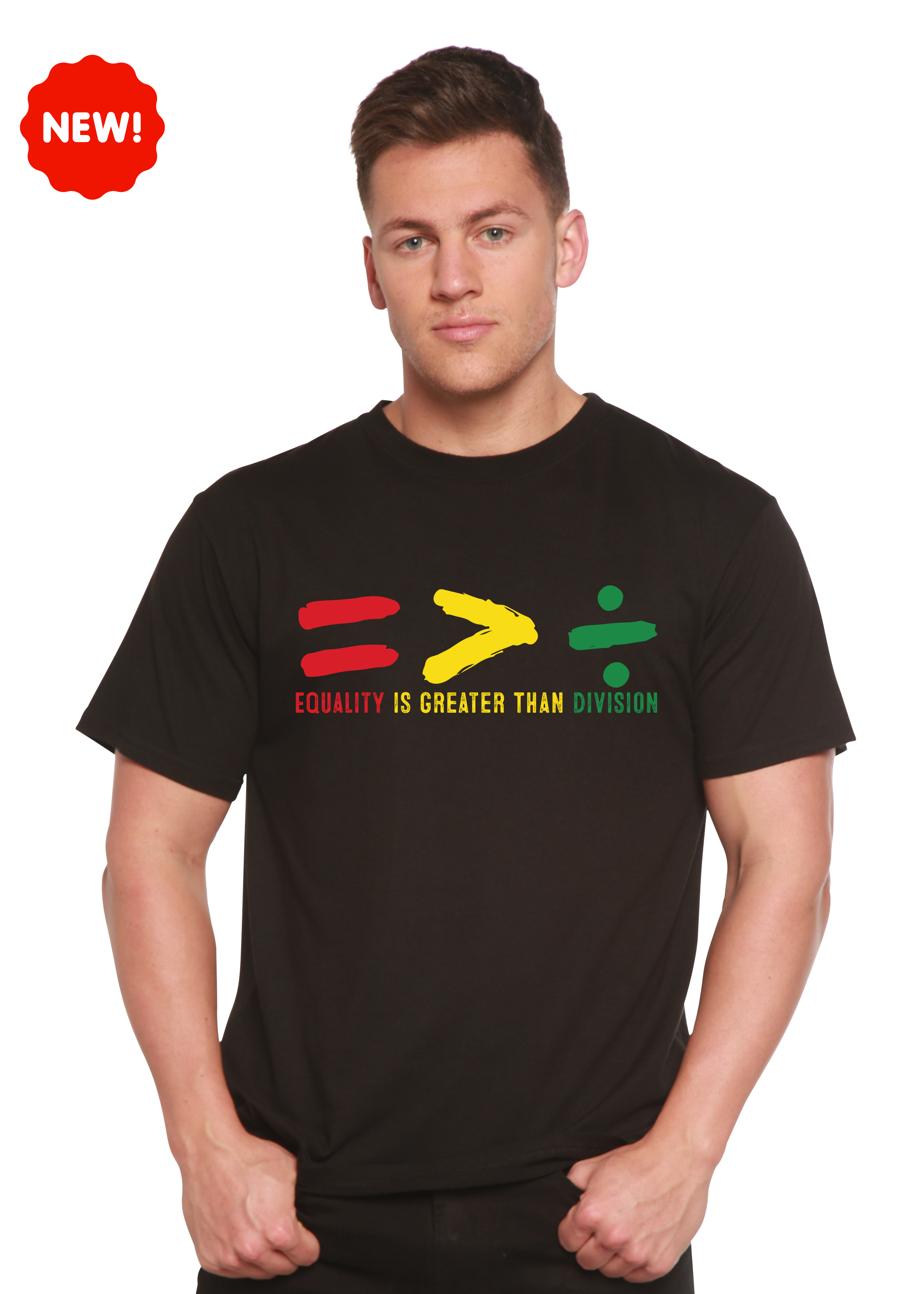 Spun Bamboo Black History Month Unisex Bamboo/Cotton Graphic T-Shirt — main product shot