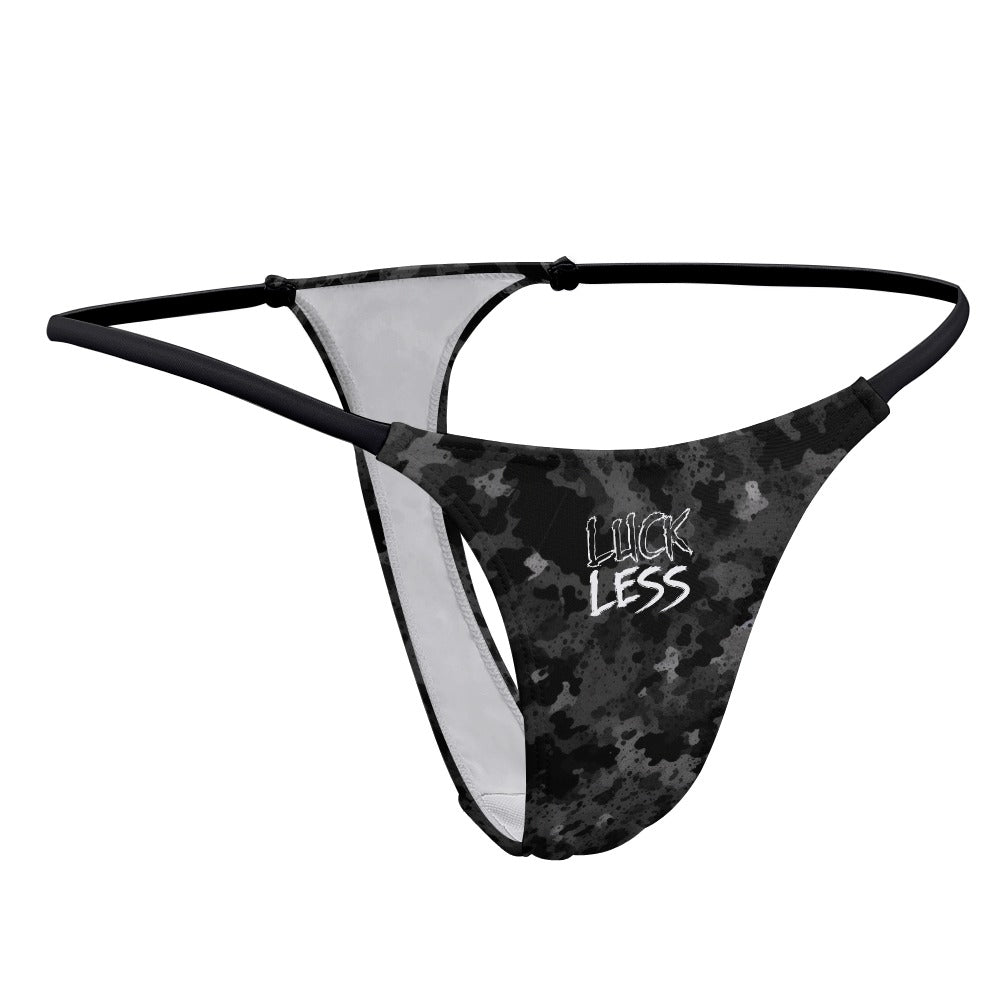 Luckless Outfitters Tactical Camo Thong — in-use photo