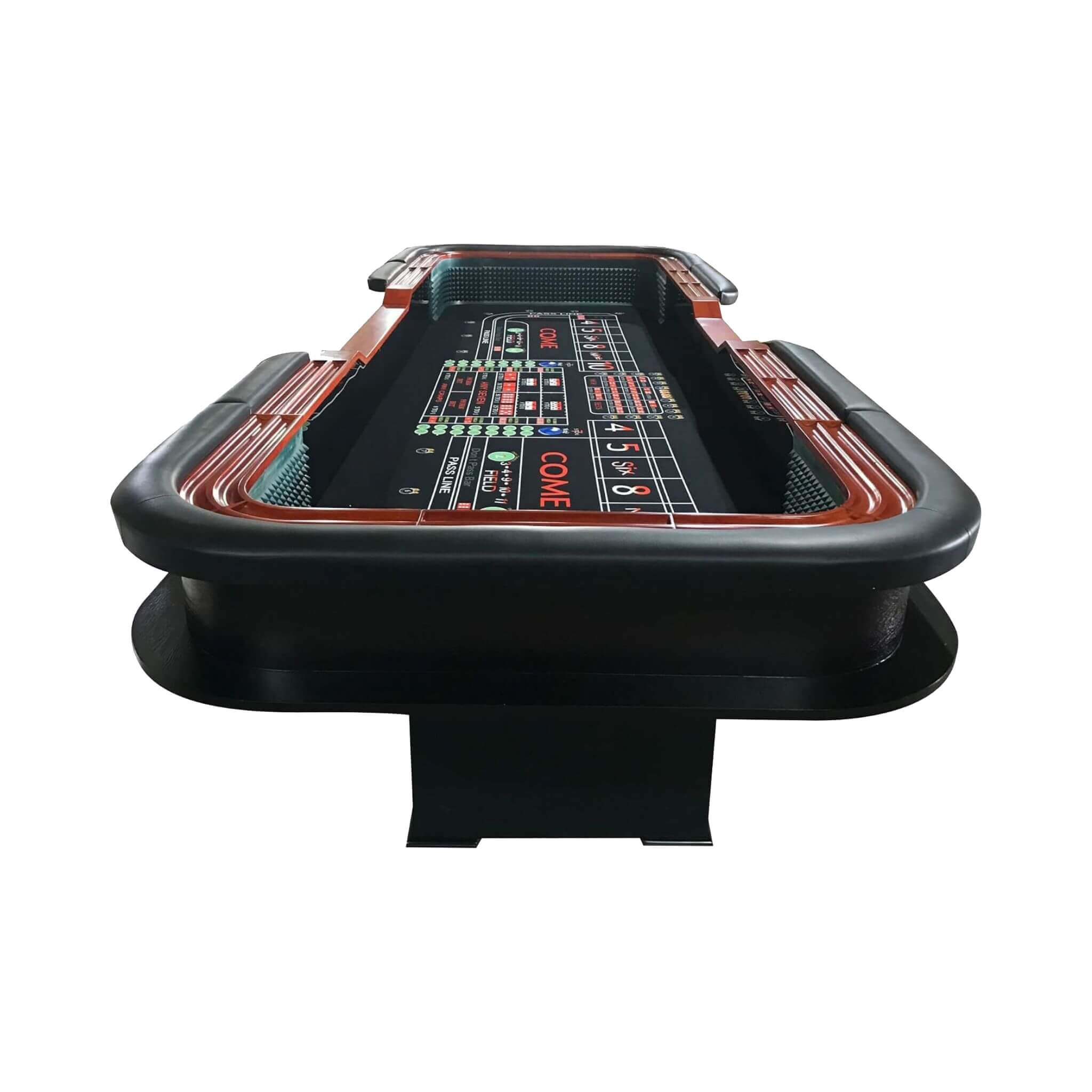 12FT Casino Style Craps Table With Full Drink Rail And Cushion Rim Cover (SAK35098) – SAKSBY WHOLESALE, view 4