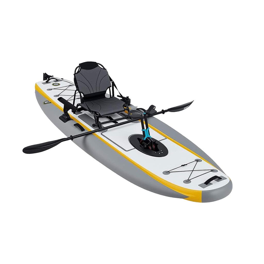 Portable 12FT Lightweight Inflatable PVC Fishing Kayak With Pedal System (SAK64328) – SAKSBY WHOLESALE, view 3