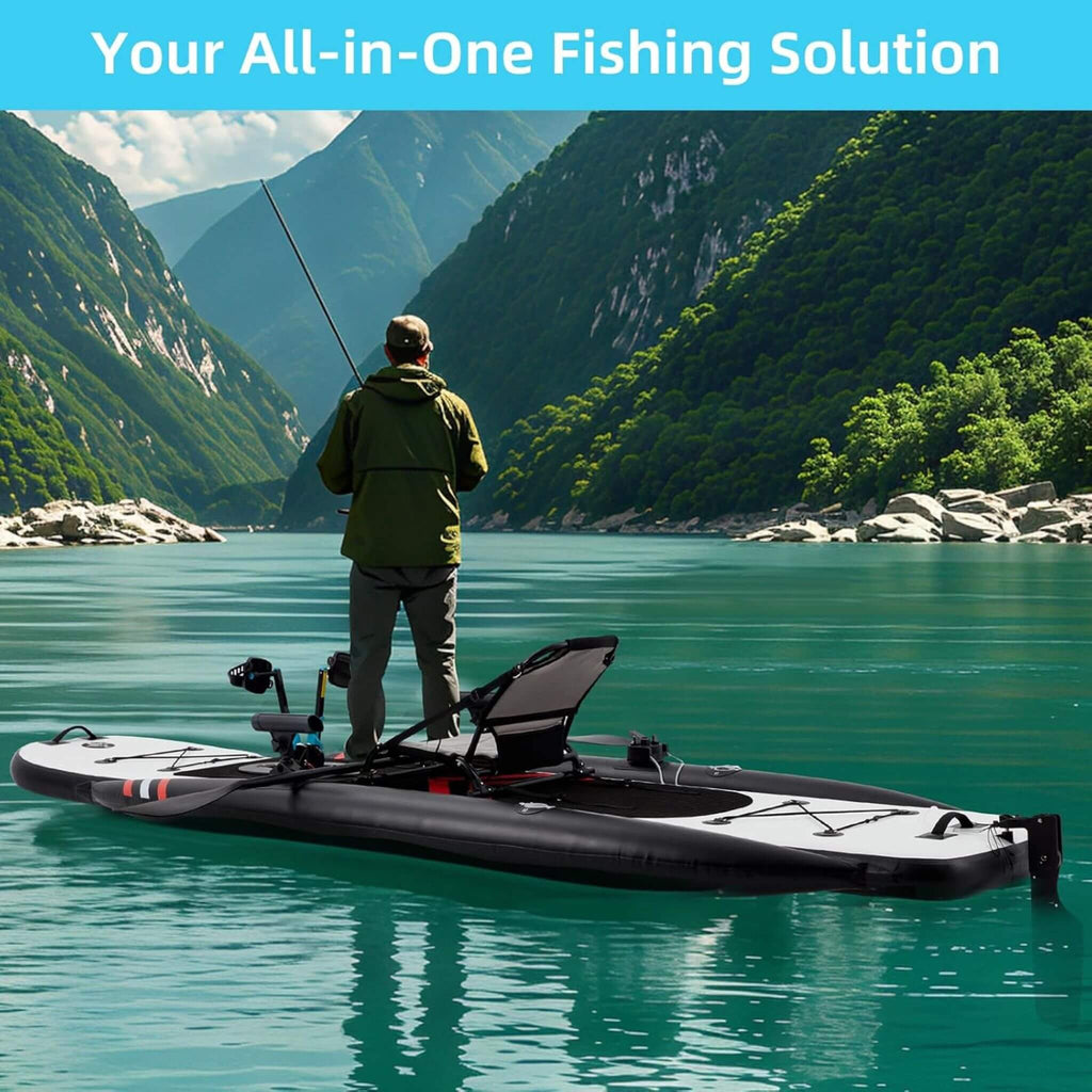 Premium 12FT Lightweight Inflatable Fishing Kayak With Pedal System (SAK15079) – SAKSBY WHOLESALE, view 6