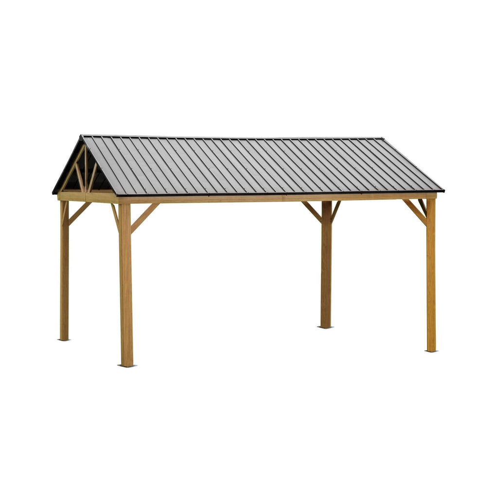 [12X14FT] Alora Hardtop All-Weather Outdoor Gazebo With Galvanized Steel Roof (SAK83261) – SAKSBY WHOLESALE, view 9