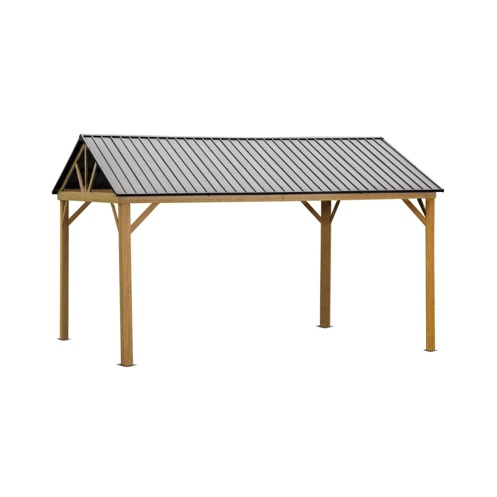 [12X14FT] Alora Hardtop All-Weather Outdoor Gazebo With Galvanized Steel Roof (SAK83261) – SAKSBY WHOLESALE, view 9