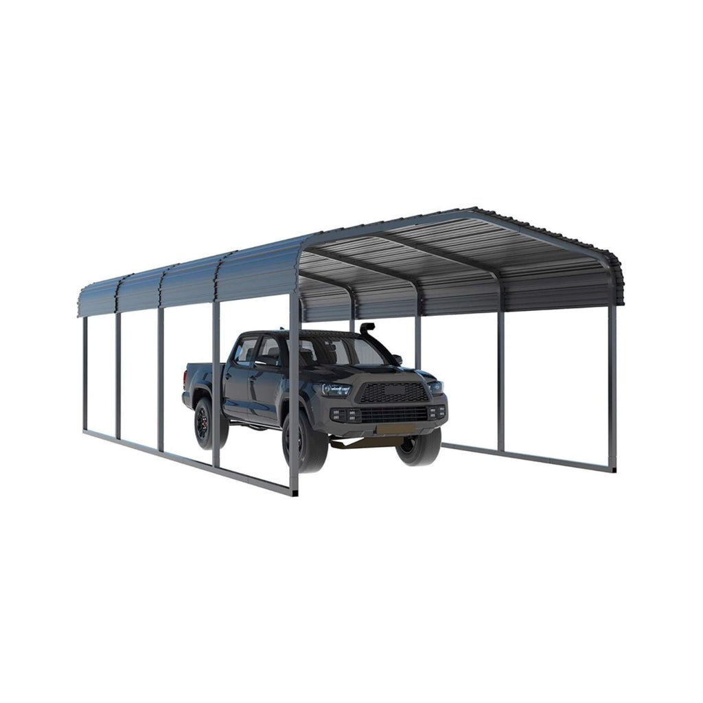 [12X20FT] Alora Premium Heavy-Duty Outdoor Canopy Garage Shelter With Galvanized Metal Roof (SAK91523) – SAKSBY WHOLESALE, vi