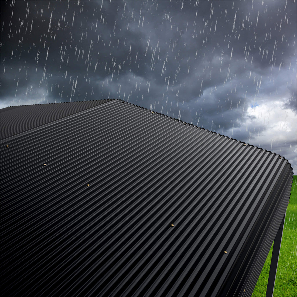 [12X20FT] Alora Heavy-Duty All-Weather Metal Carport With Reinforced Support Base (SAK97381) – SAKSBY WHOLESALE, view 6