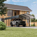 [12X24FT] Alora Large Heavy-Duty Outdoor Metal Carport Kit With Galvanized Steel Roof (SAK53849) – SAKSBY WHOLESALE