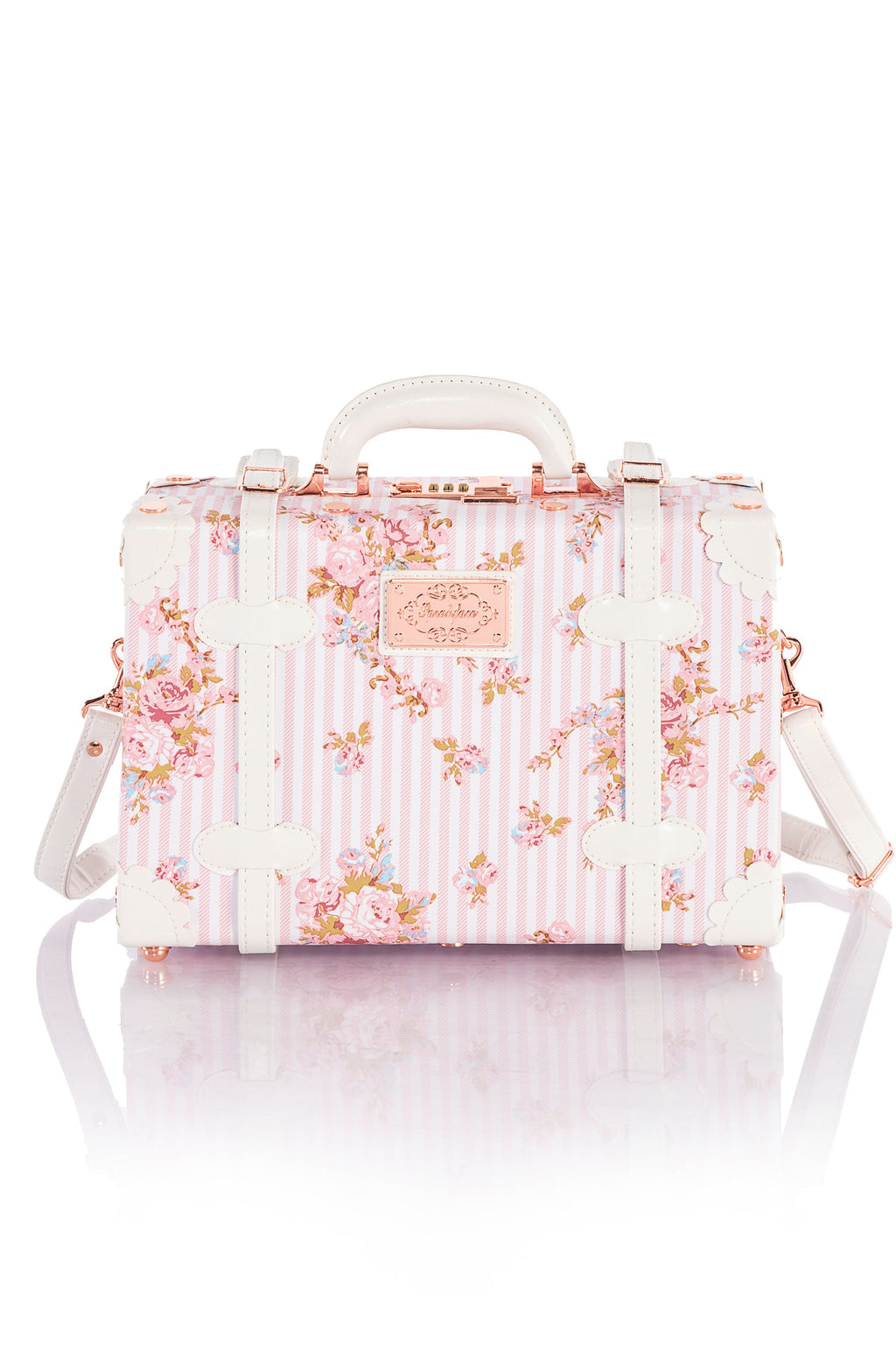 SarahFace Train Case - Pink Floral's