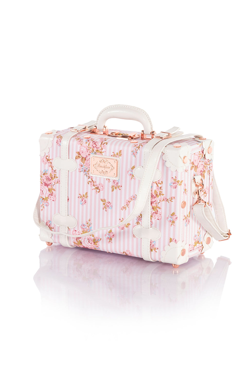 SarahFace Train Case - Pink Floral's