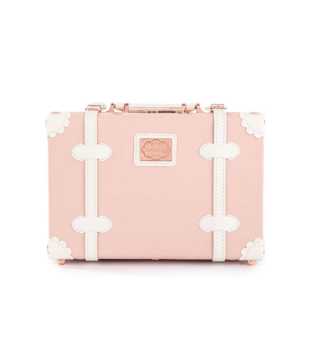 Botanica Train Case - Embossed Pink