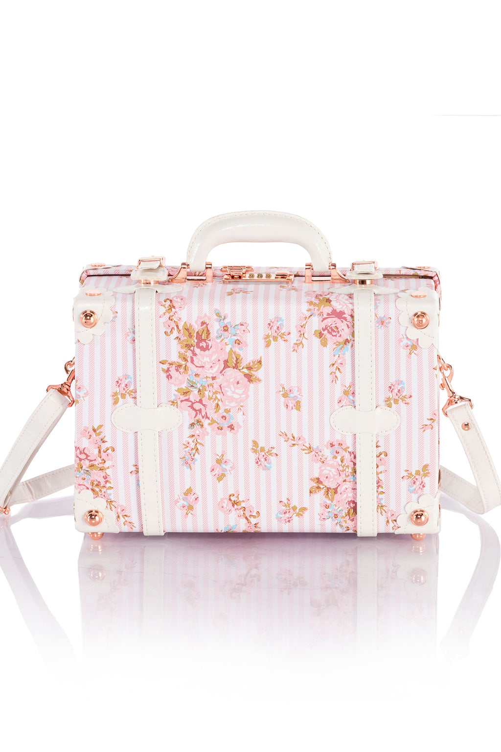 SarahFace Train Case - Pink Floral's