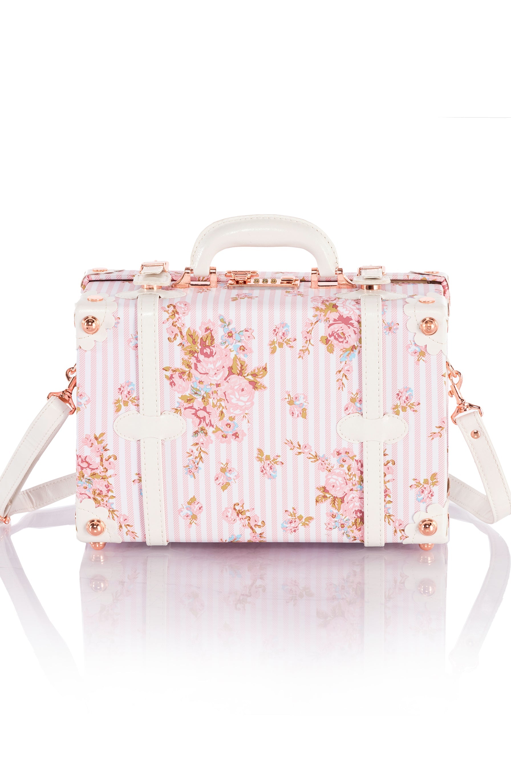 SarahFace Train Case - Pink Floral's