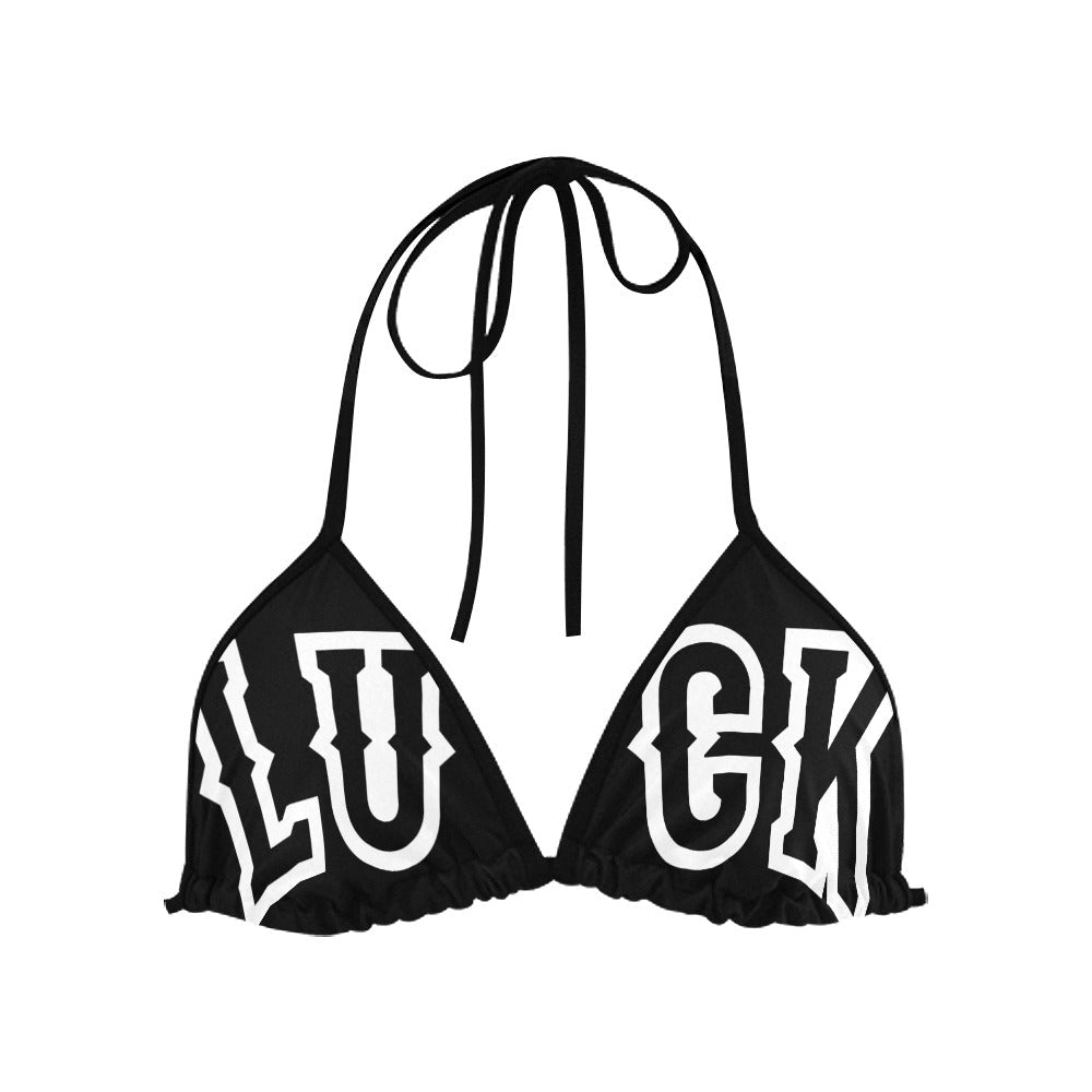 Luckless Outfitters LUCK Bikini Top — main product shot