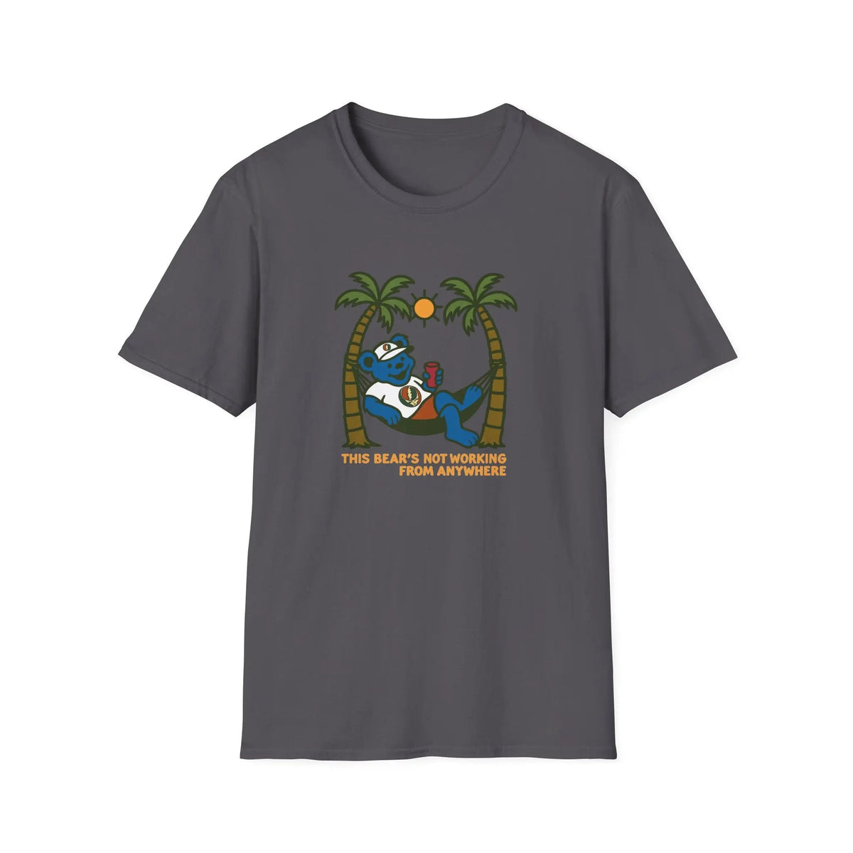 The Bear's Not Working From Anywhere - Life is Dead T-Shirt