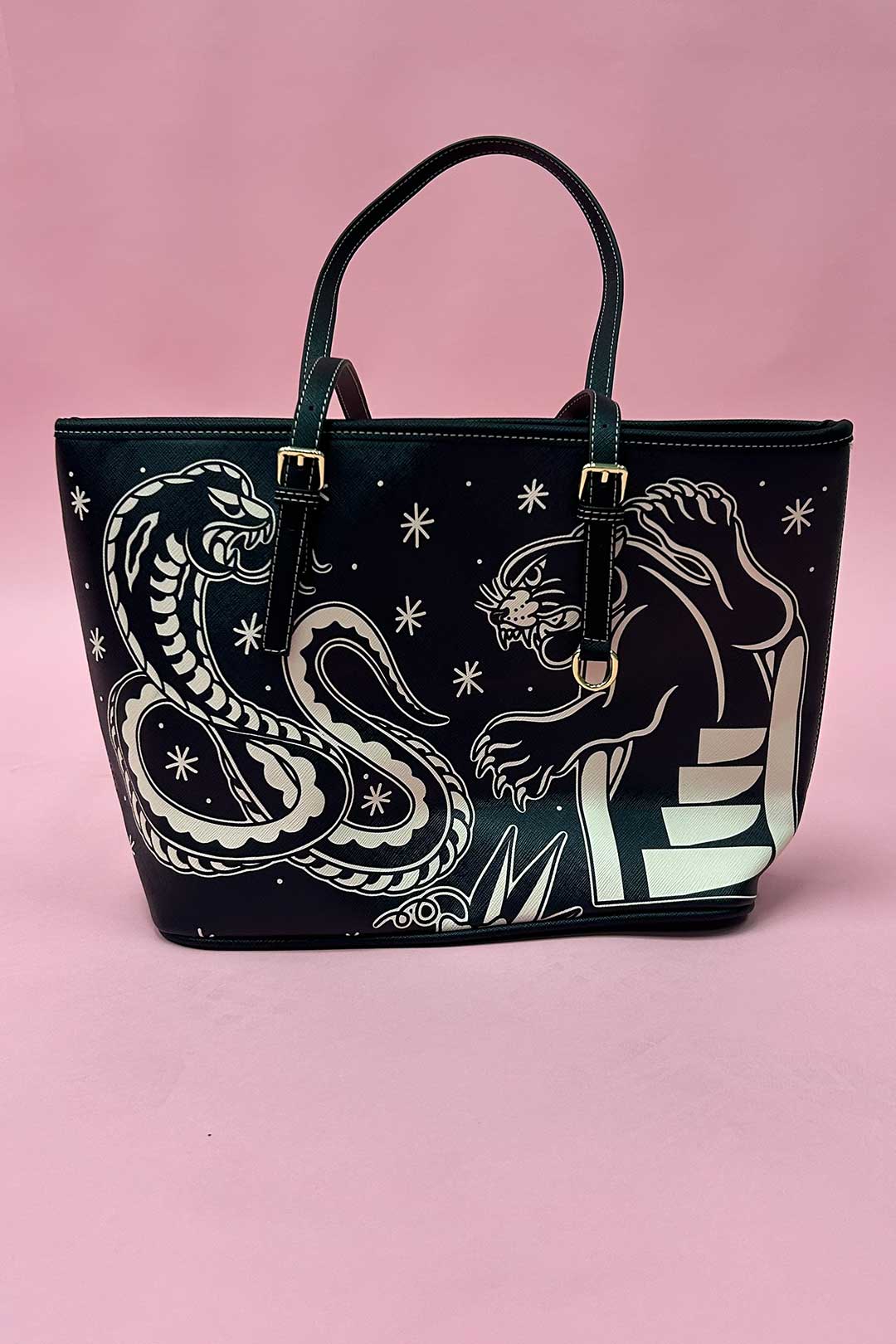 Thrash Happy 13 Traditional Purse — detail close-up