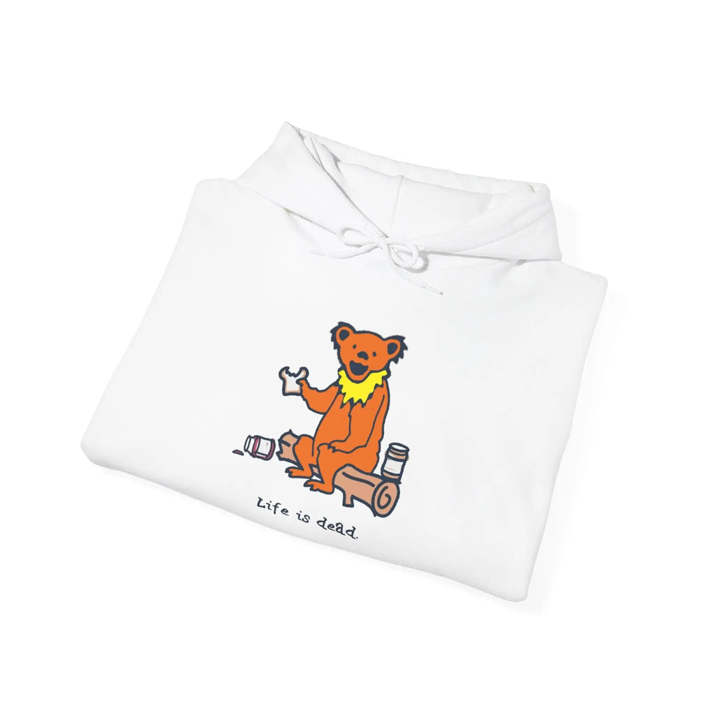 Life is Dead Snackin' Bear Hoodie