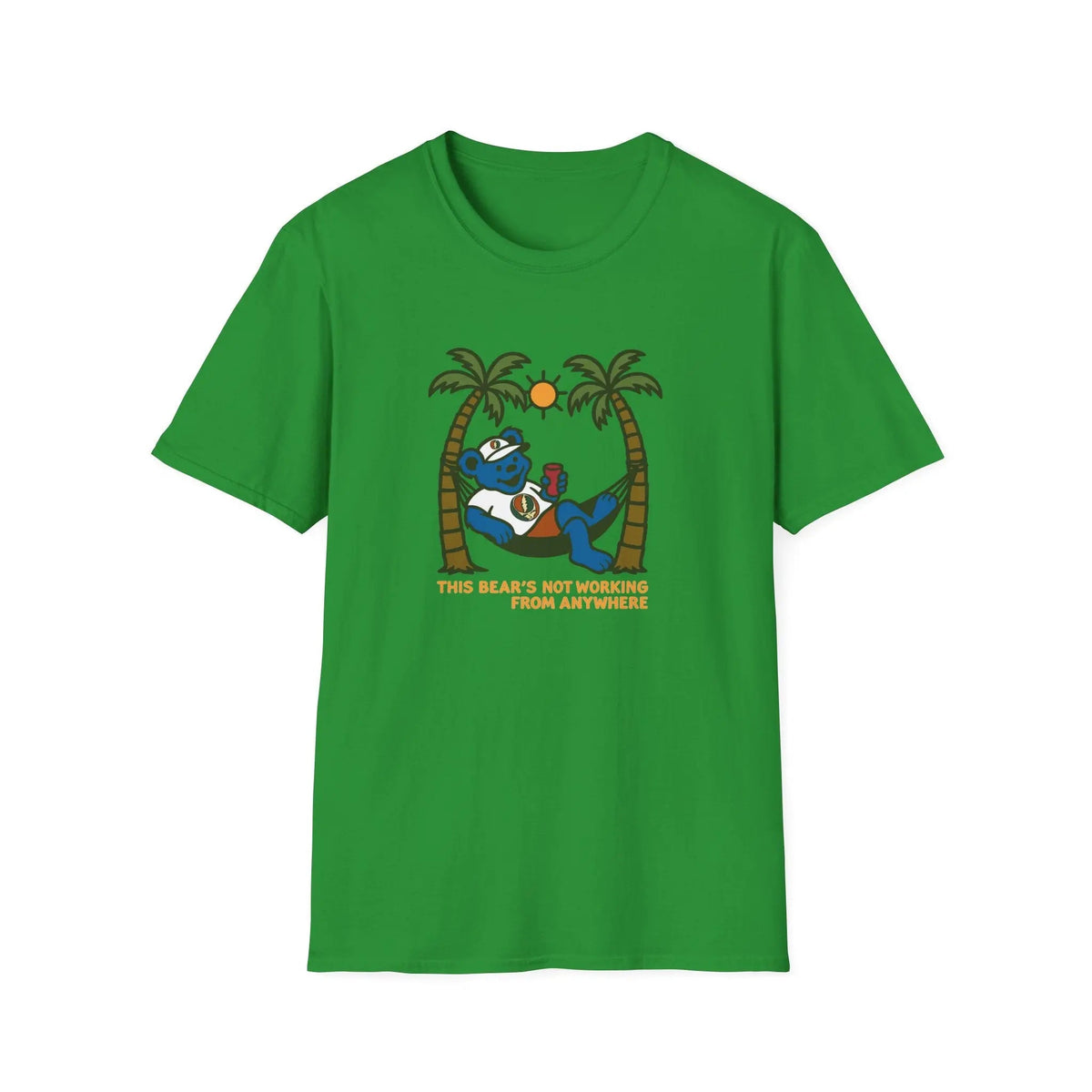 The Bear's Not Working From Anywhere - Life is Dead T-Shirt