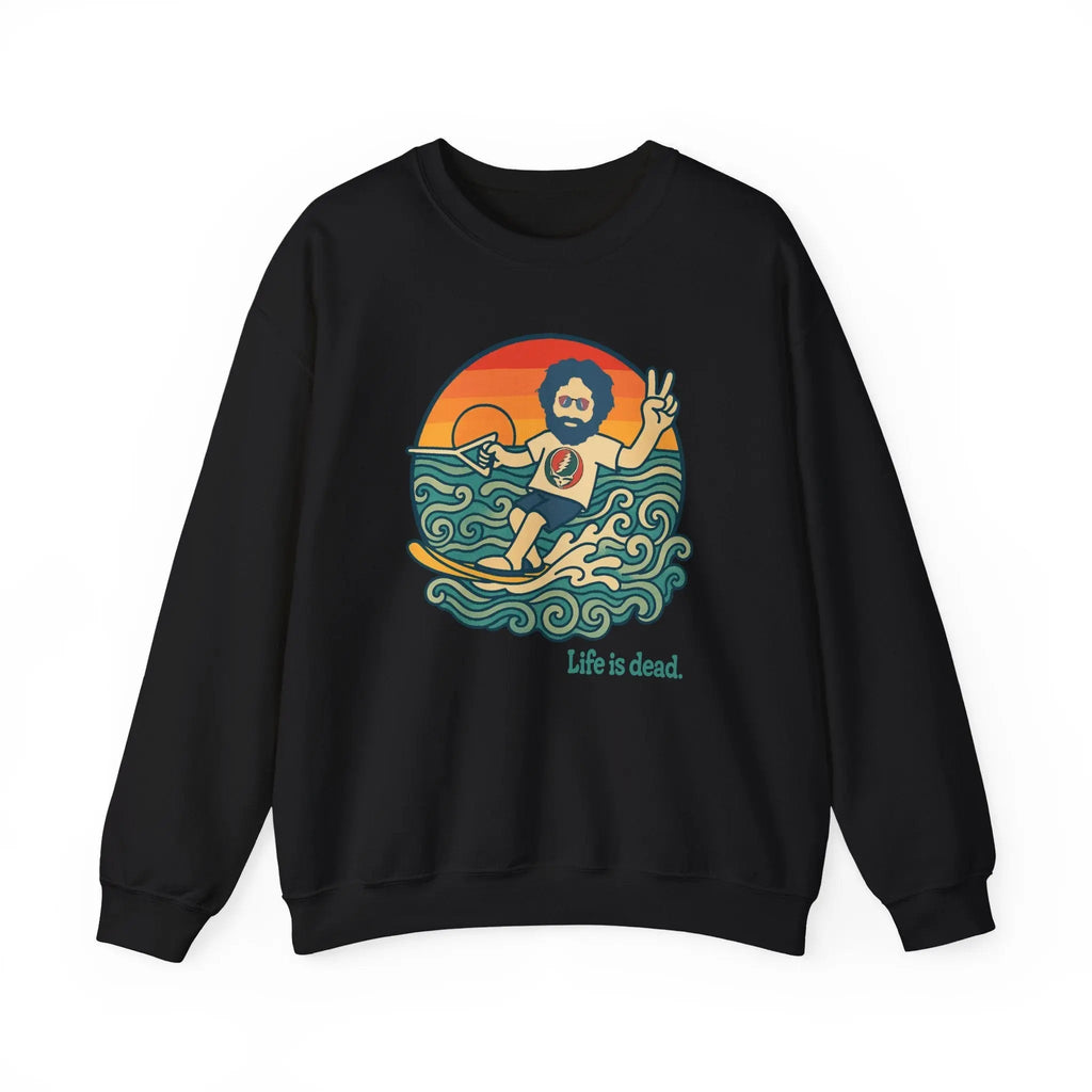 Waterskiin' Jerry Life is Dead Crewneck