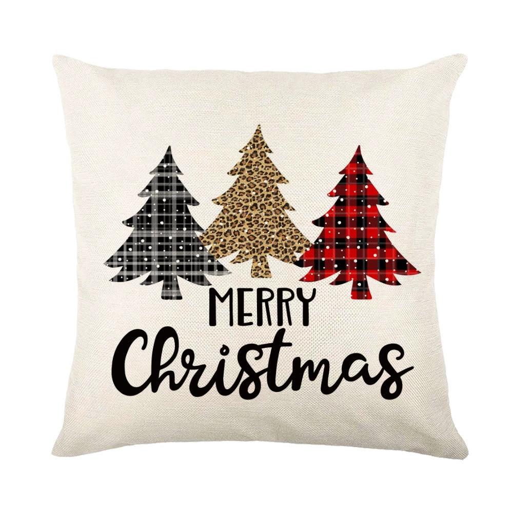 Mandotos Christmas Pillow Covers Snowflake Stamping