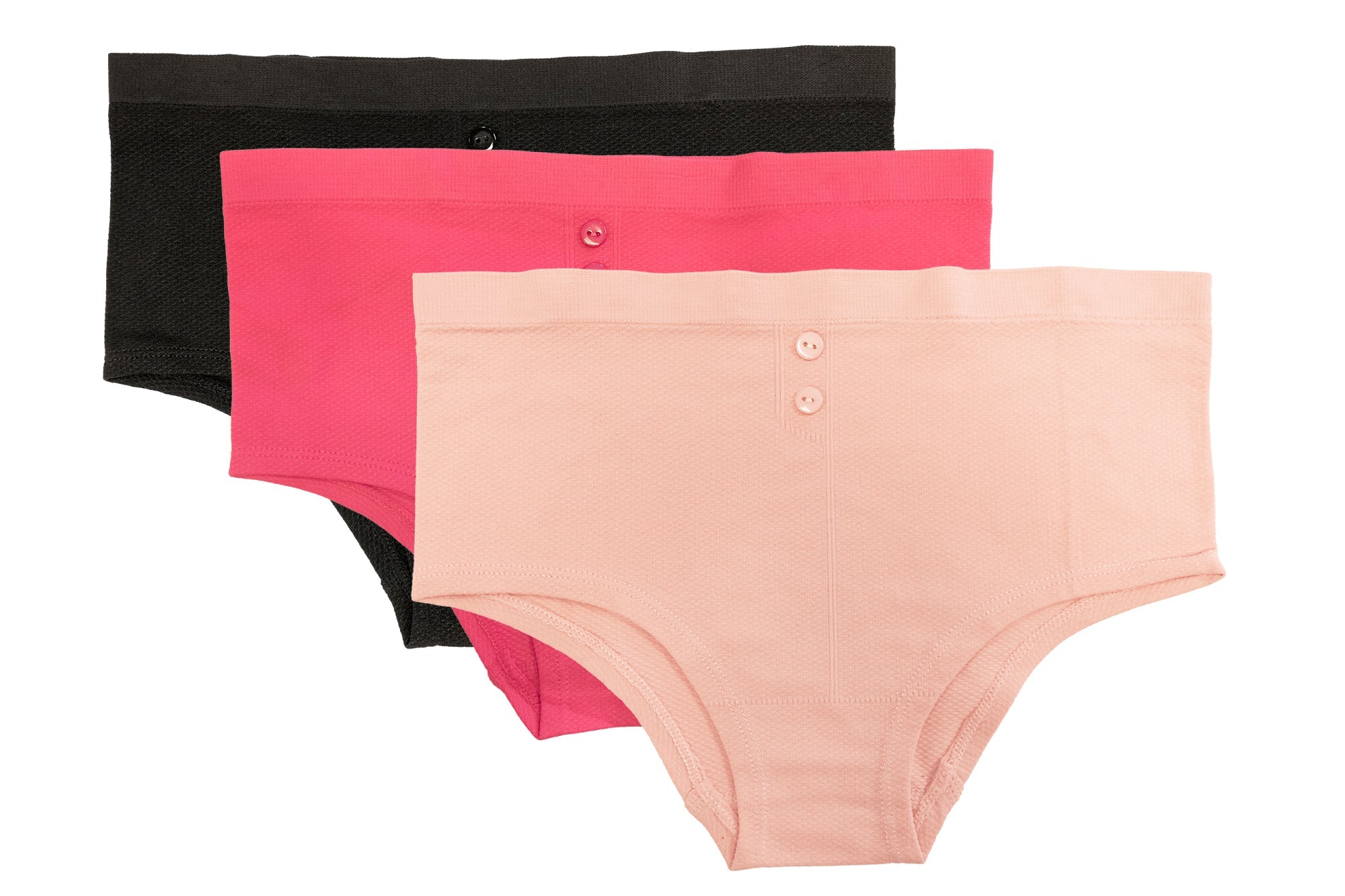 Love Libby Panties Seamless Waffle Knit Cheeky 3 Pack — main product shot