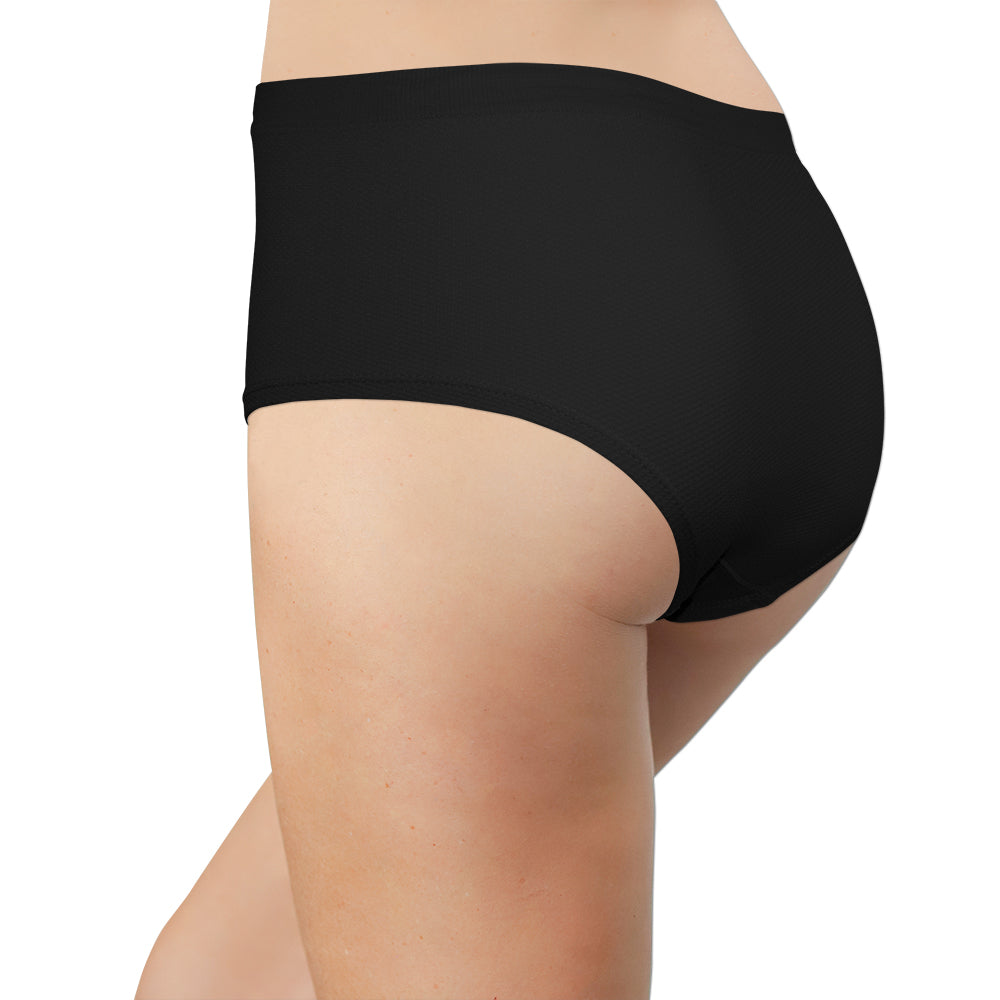 Love Libby Panties Waffle Knit Seamless Tag Free Cheeky — in-use photo