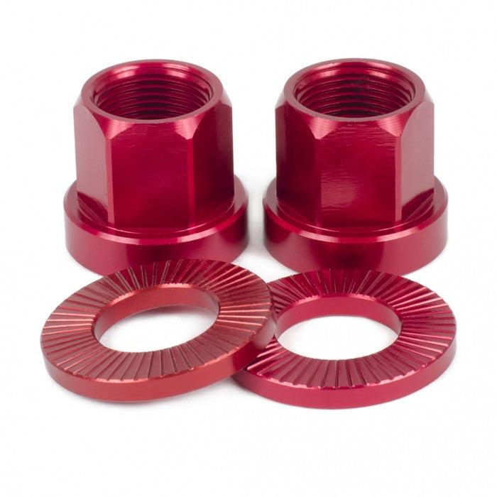 Shadow Conspiracy Featherweight Alloy Axle Nuts 14mm - Crimson Red