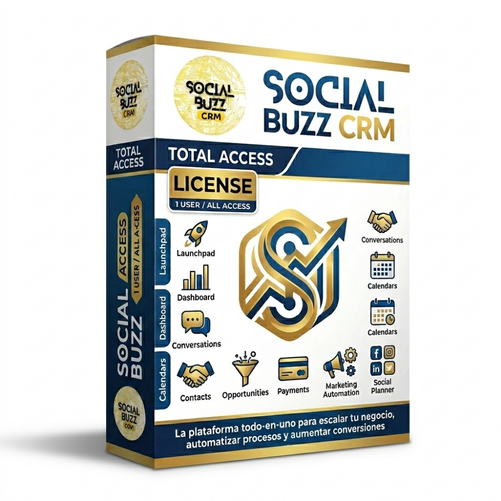 Social Buzz CRM | All-in-One Business Automation & Lead Management Subscription